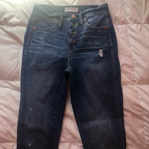 Madewell 10” High Rise Skinny Jeans